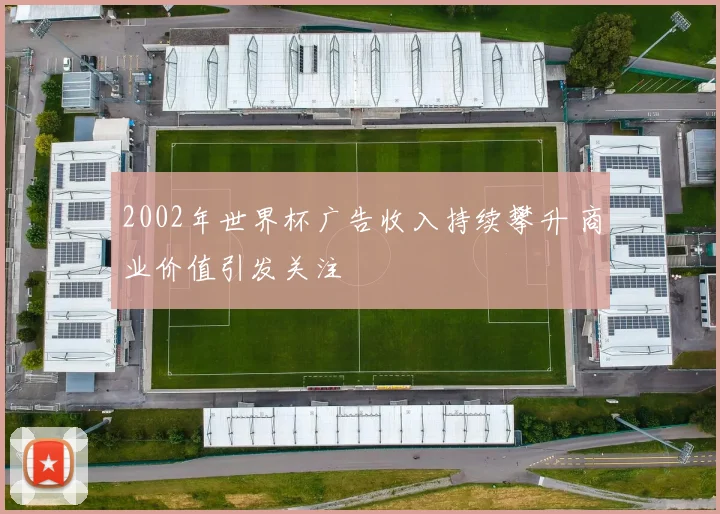 2002年世界杯广告收入持续攀升 商业价值引发关注