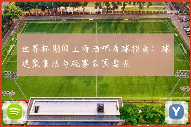 世界杯期间上海酒吧看球指南:球迷聚集地与观赛氛围盘点