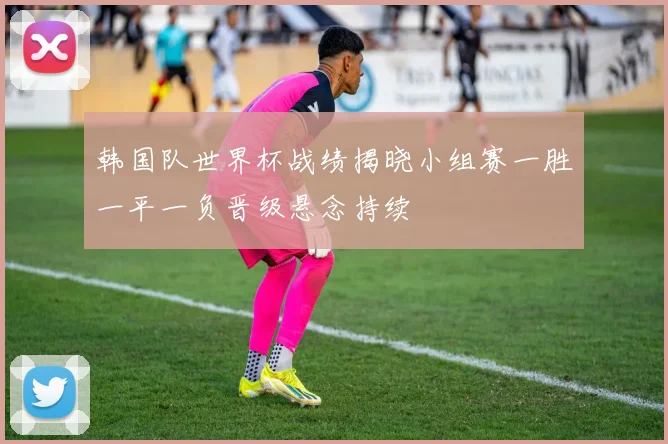 韩国队世界杯战绩揭晓小组赛一胜一平一负晋级悬念持续